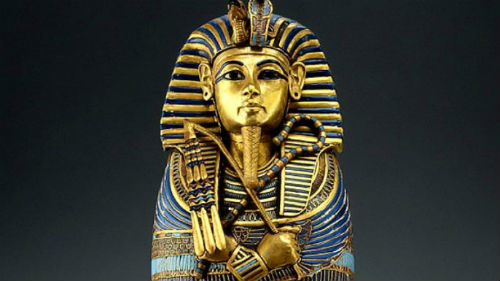 Egipto para niños el sarcofago de Tutankamon